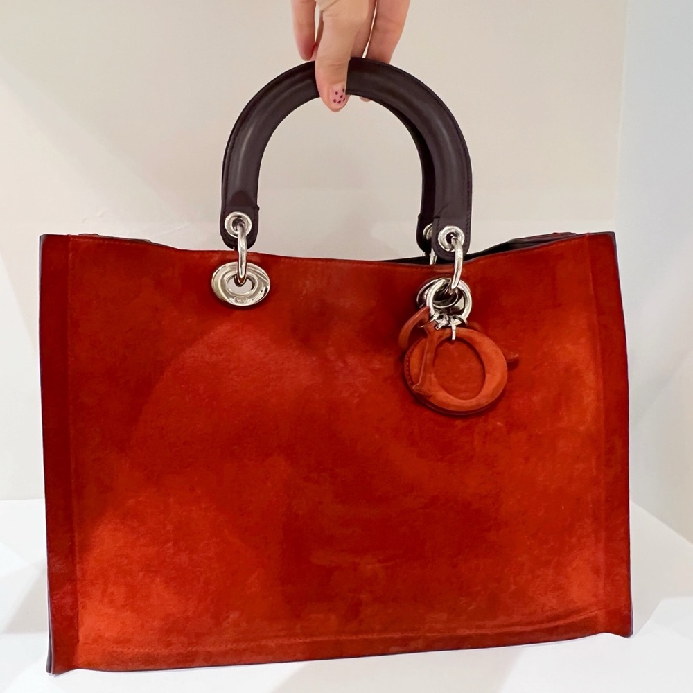 Red Suede Handbag